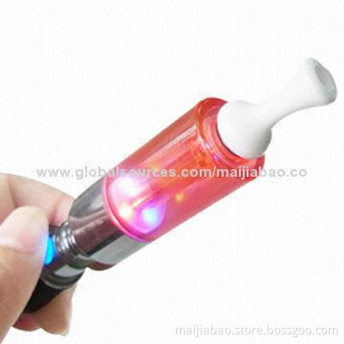 eGo Newest LED Tank Atomizer with Ceramic Tip, No Burning Taste